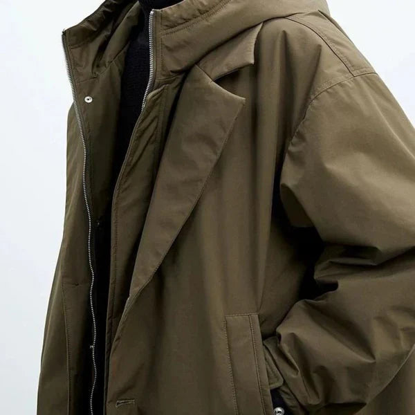 Klassischer, übergroßer trenchcoat für herren – herren