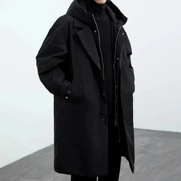 Klassischer, übergroßer trenchcoat für herren – herren