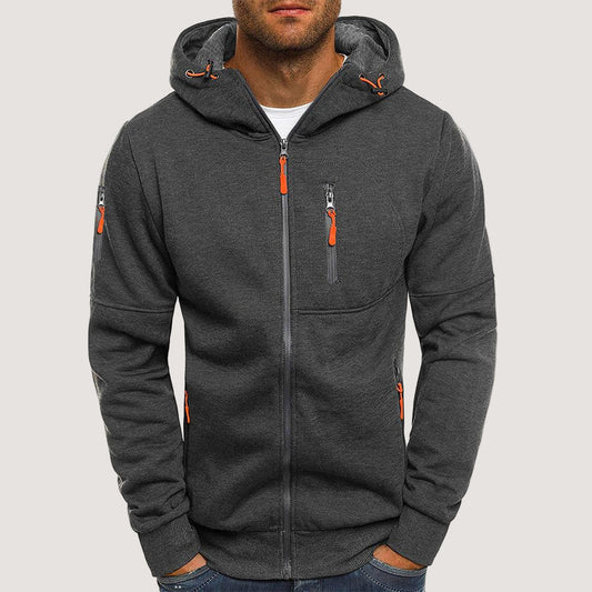 Stilvolle winter-kapuzenjacke für herren