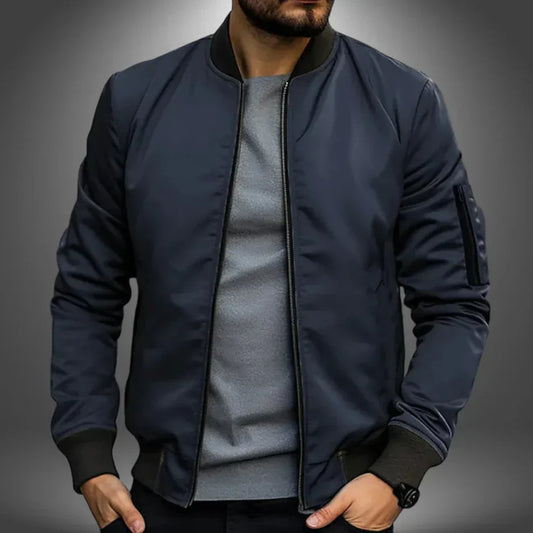 Leichte windbreaker-bomberjacke für herren