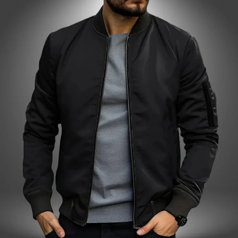 Leichte windbreaker-bomberjacke für herren