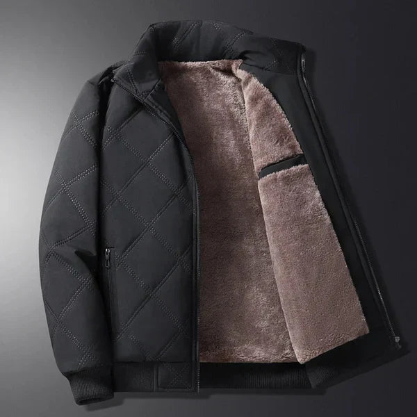 Ultradicke, fleecegefütterte winterjacke für herren – herren