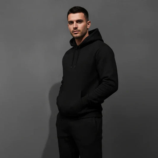 Herren-trainingsanzug-set mit kurzem hoodie – herren