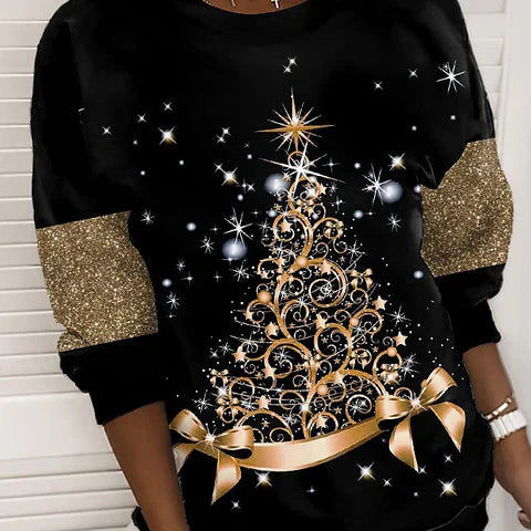 Pine weihnachtspullover mit baummotiv – unisex