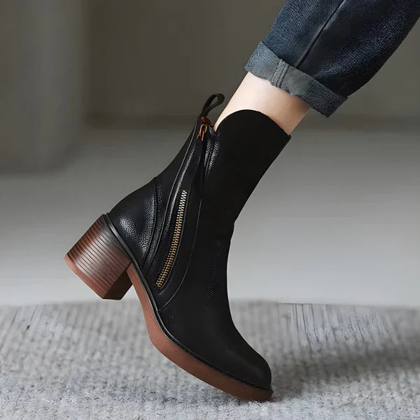 Winterliche plateau-stiefeletten für damen – damen