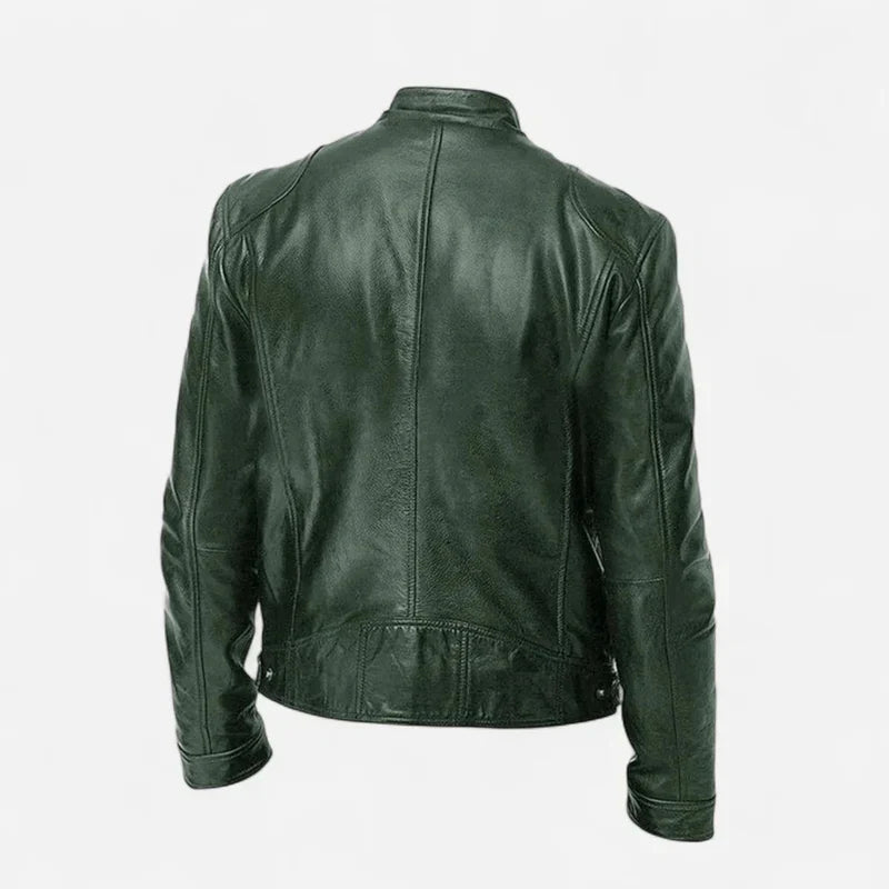 Herren klassische lederjacke stilvoll und vielseitig