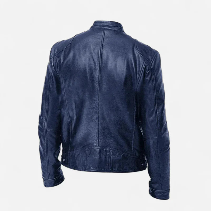 Herren klassische lederjacke stilvoll und vielseitig