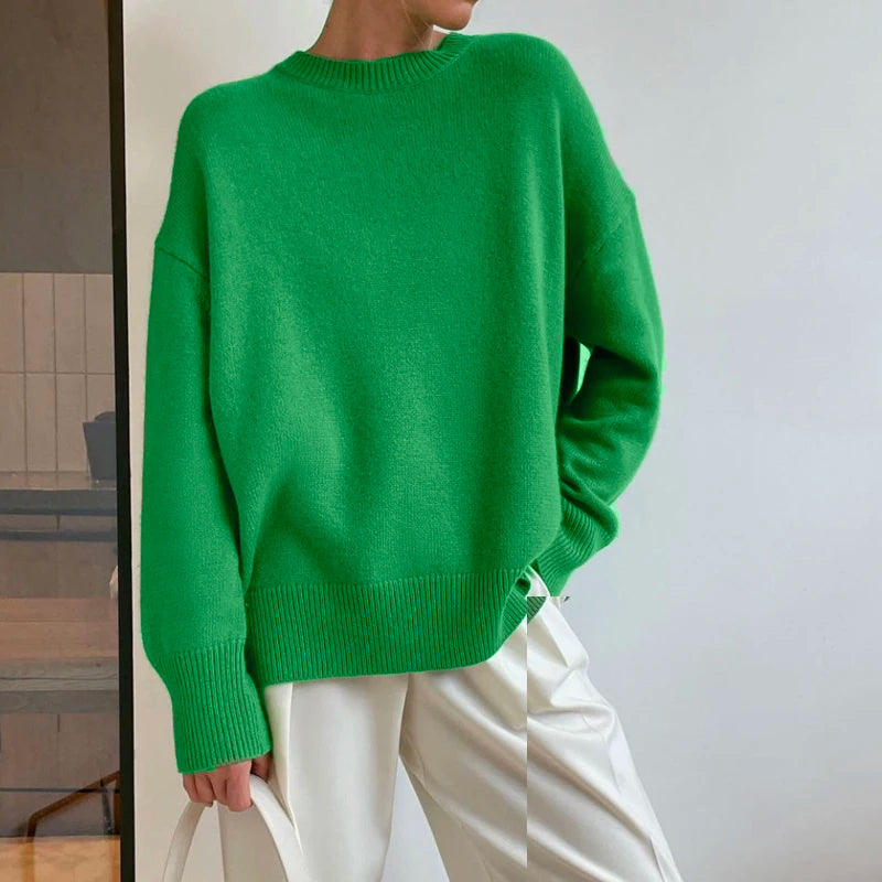 Damen kaschmir pullover schlicht und elegant