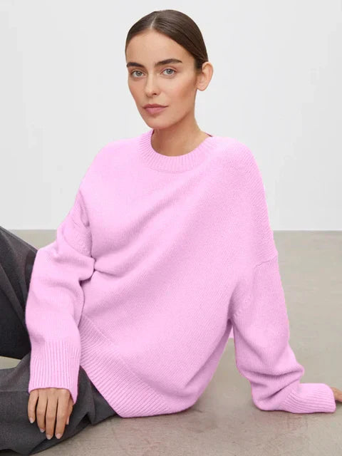 Damen kaschmir pullover schlicht und elegant
