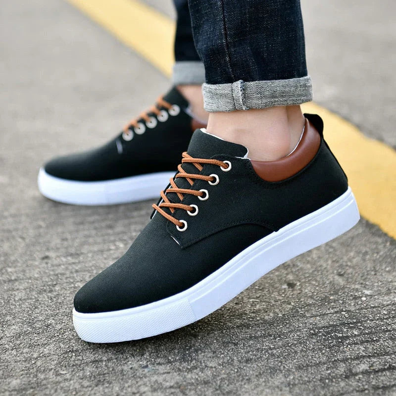 Danny canvas-sneaker – herren
