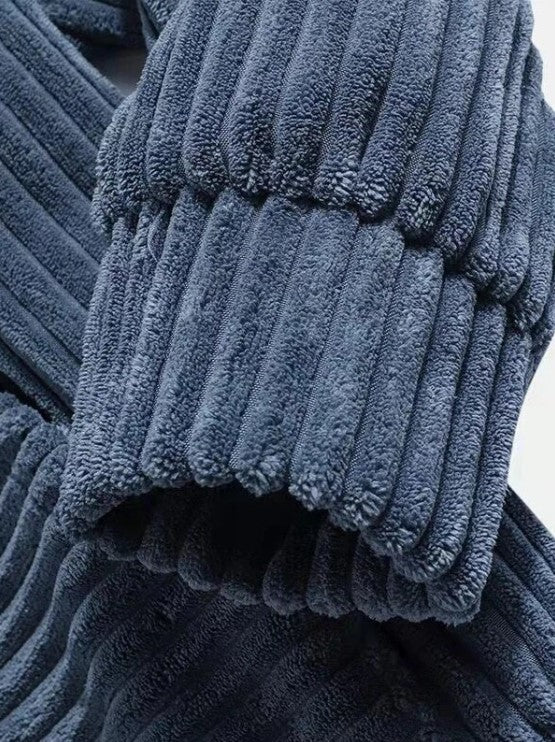 Jare - hochwertige cord-kapuzenjacke für herren