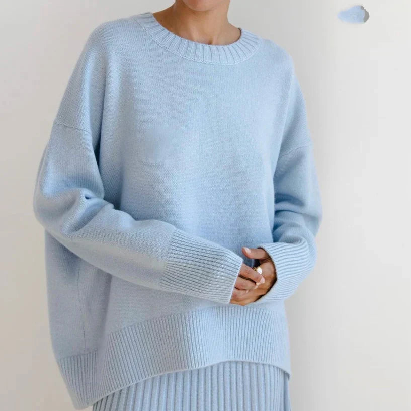 Damen kaschmir pullover schlicht und elegant