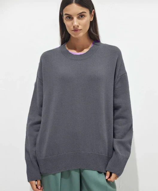 Damen kaschmir pullover schlicht und elegant