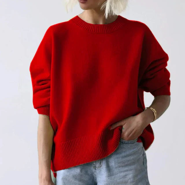 Damen kaschmir pullover schlicht und elegant