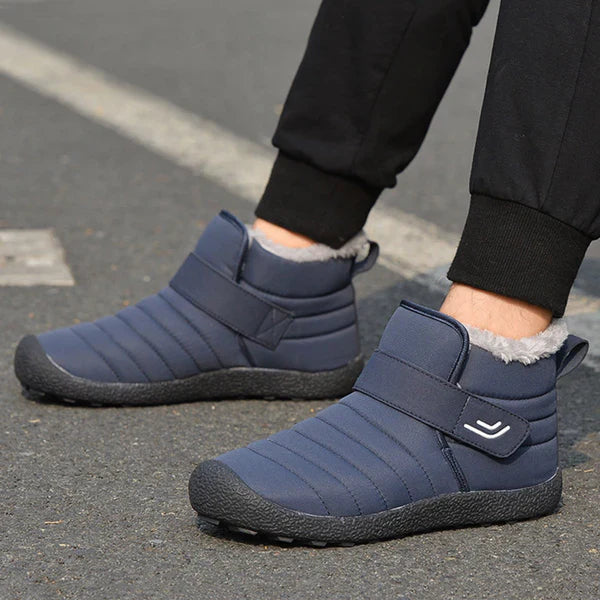 Gefütterte winterstiefel für herren, drinnen/draußen – herren