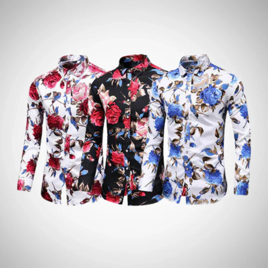 Adrian-blumenhemd – herren