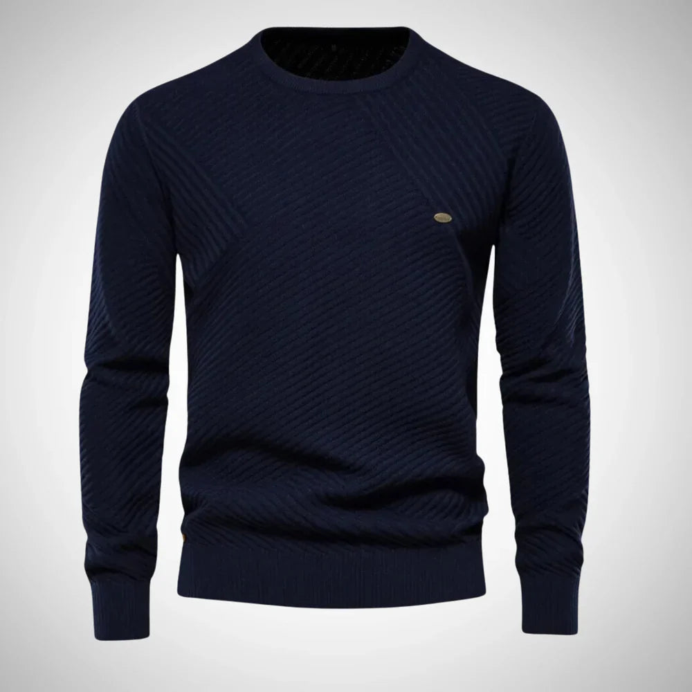 Blake rundhalspullover – herren