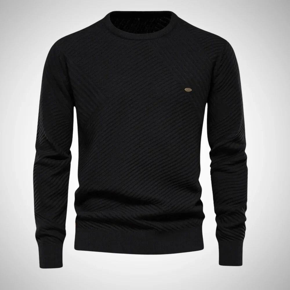 Blake rundhalspullover – herren