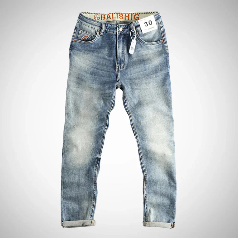 Stephen hellblaue, gewaschene jeans – herren