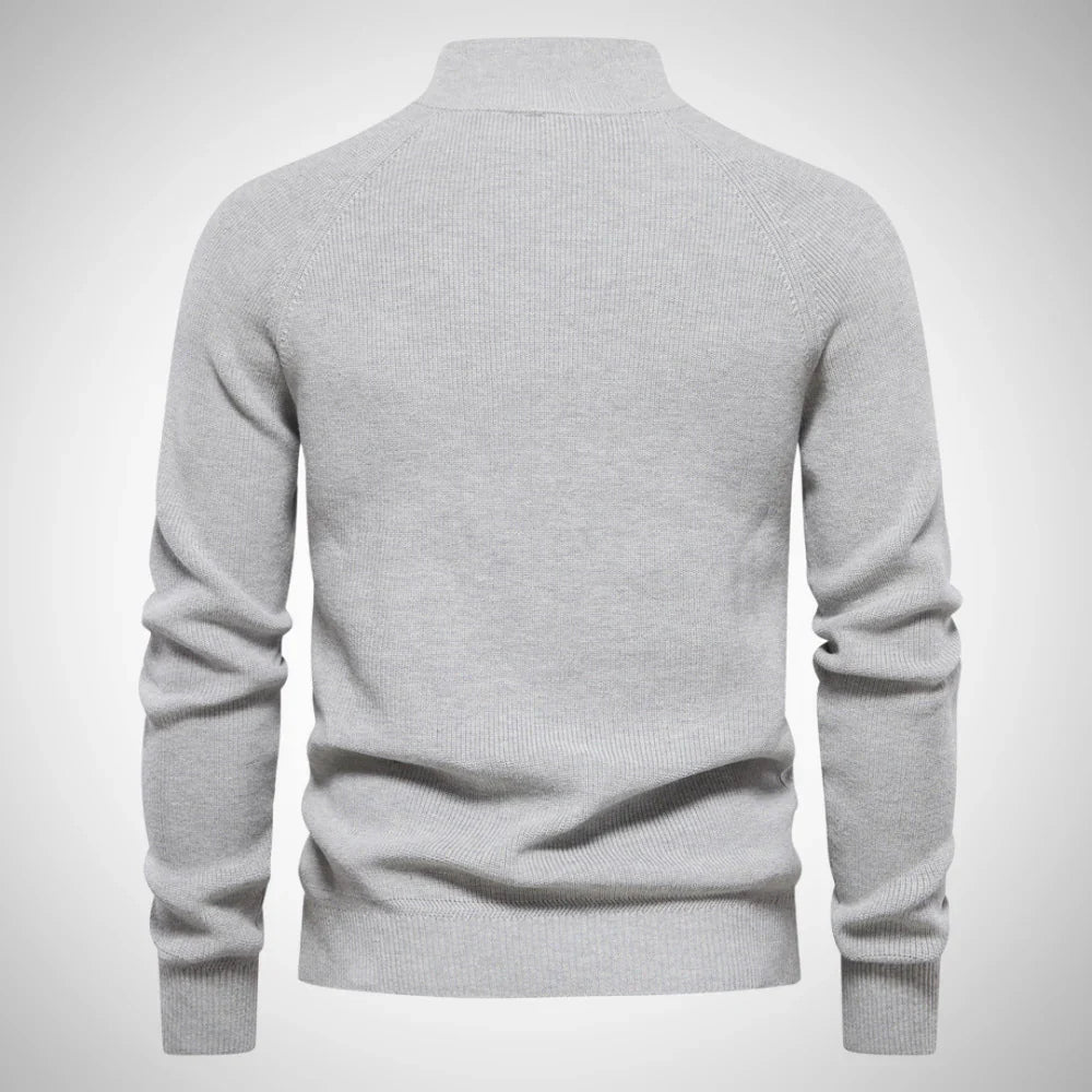 Kevin stylischer half-zip-pullover für herren