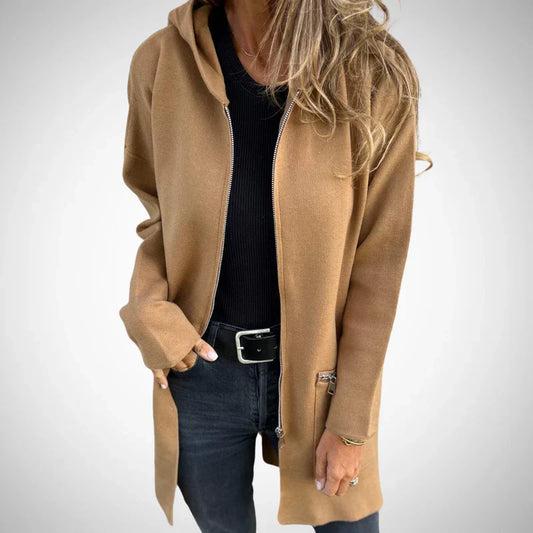 Harriet langer kapuzencardigan – damen