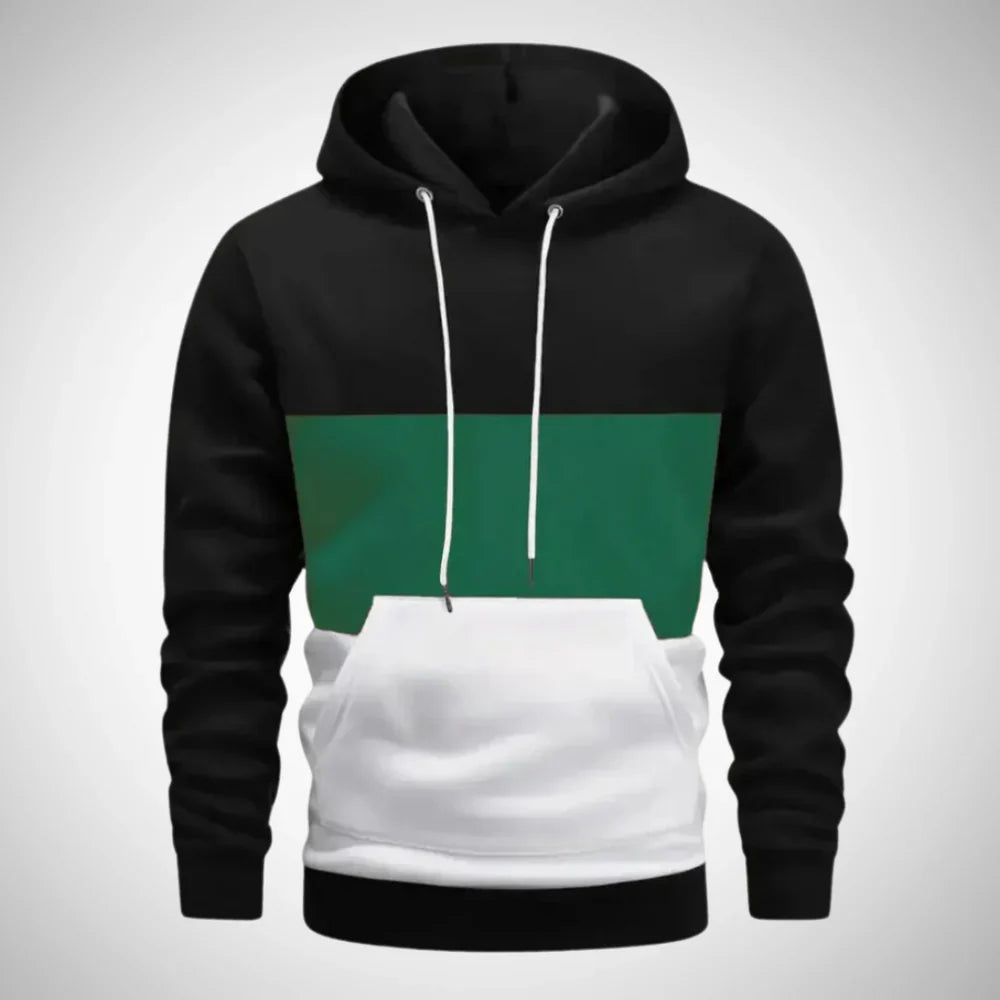 Jamil hoodie mit farbblock-design – herren