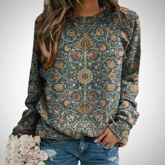 Phelomena eleganter blumenpullover – damen