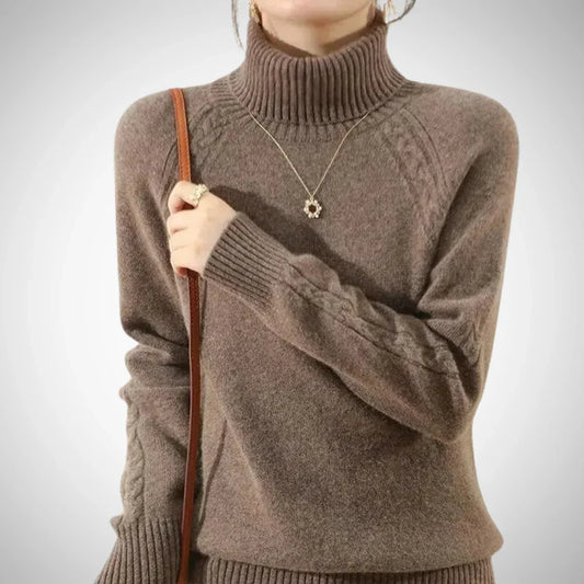 Cheska warmer rollkragenpullover für damen