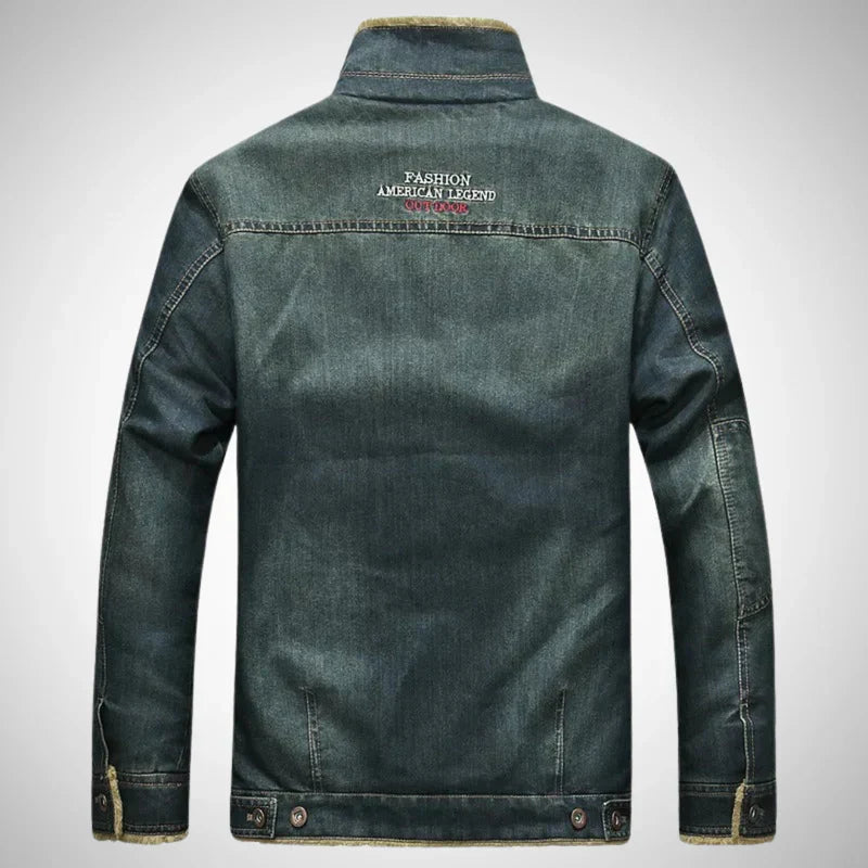 Carlos gefütterte jeansjacke – herren