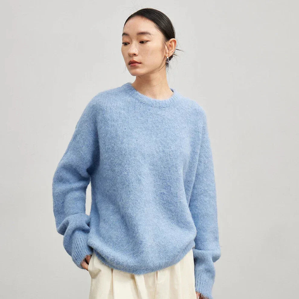 Übergroßer kaschmirpullover für damen