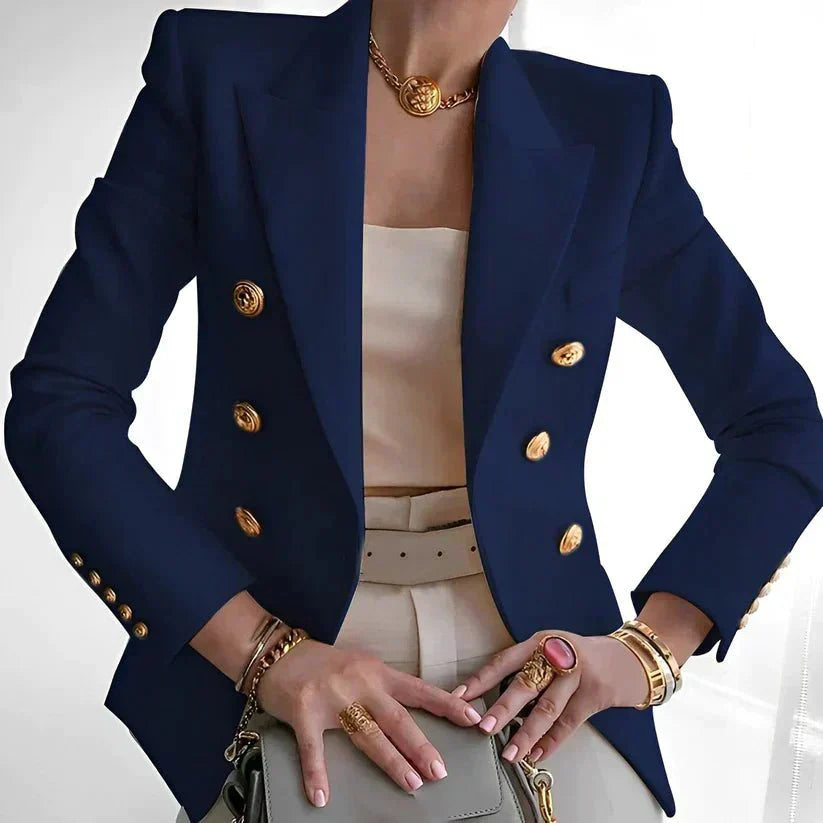 Clara zweireihiger blazer – damen