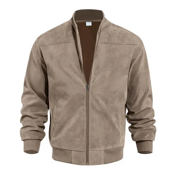 Men’s suede bomber jacket lightweight – men