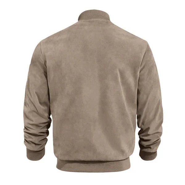 Men’s suede bomber jacket lightweight – men