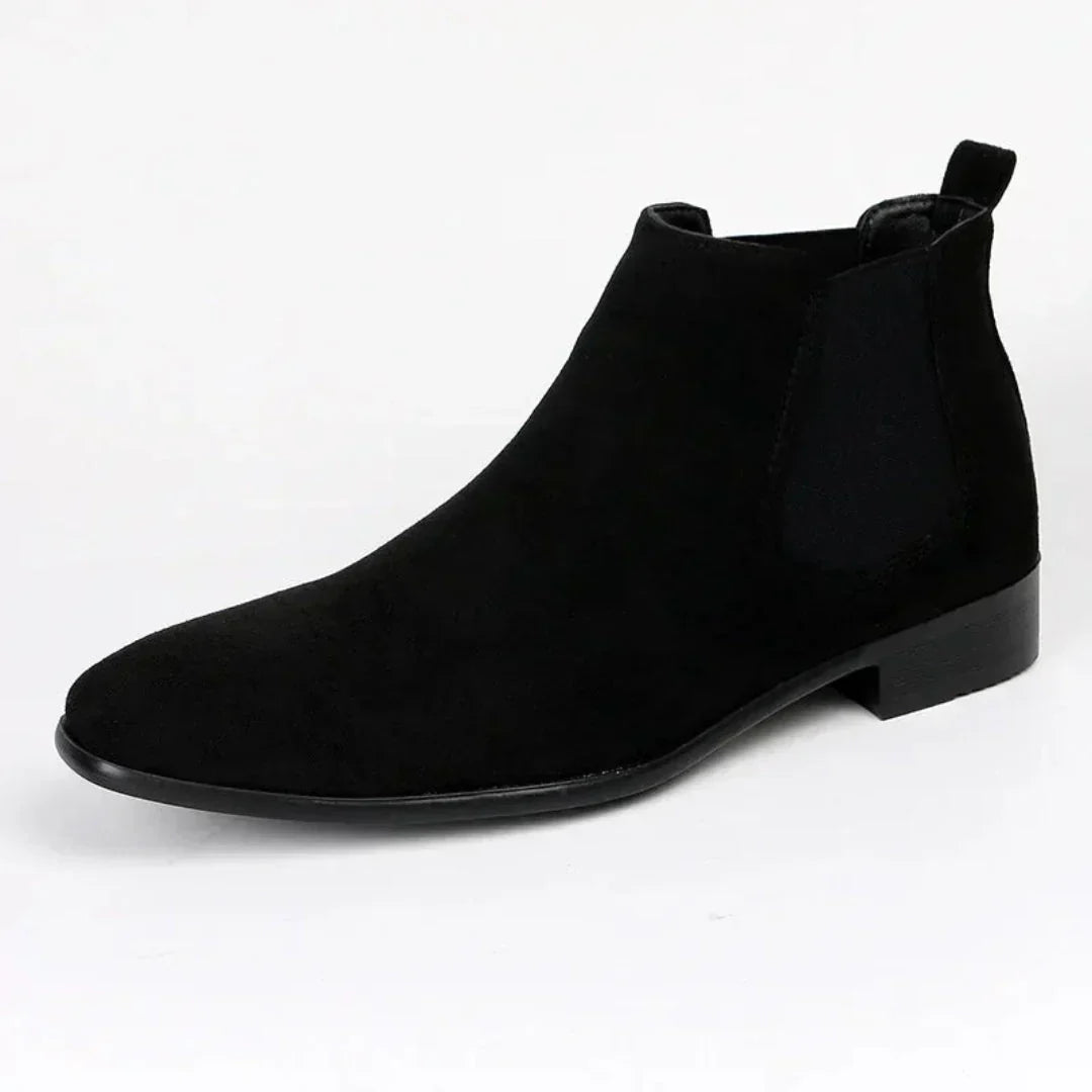 Klassische spitze slip-on-stiefel – herren