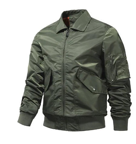 Herren sommerjacke leicht mit reißverschluss