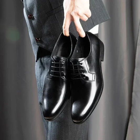 Elegante herren-oxford-schuhe aus leder – herren
