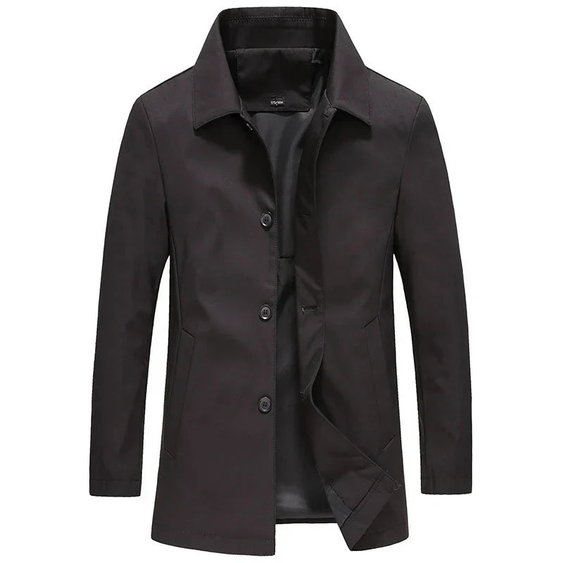 Herren winterparka winddicht mit fleece