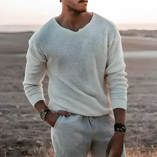 Herren-strickpullover, langärmlig – herren