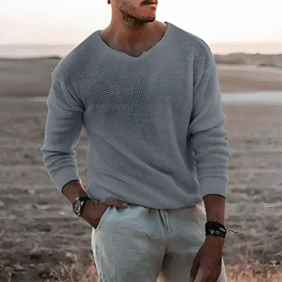 Herren-strickpullover, langärmlig – herren