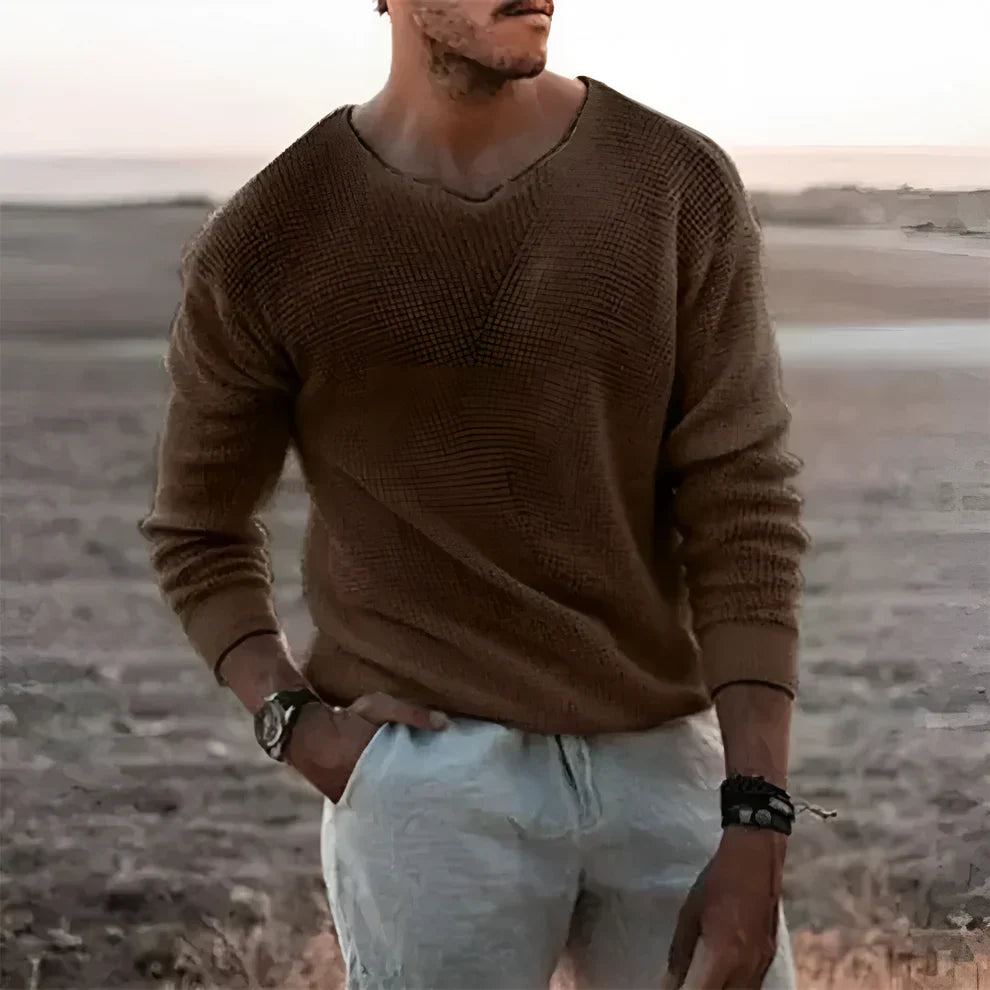 Herren-strickpullover, langärmlig – herren