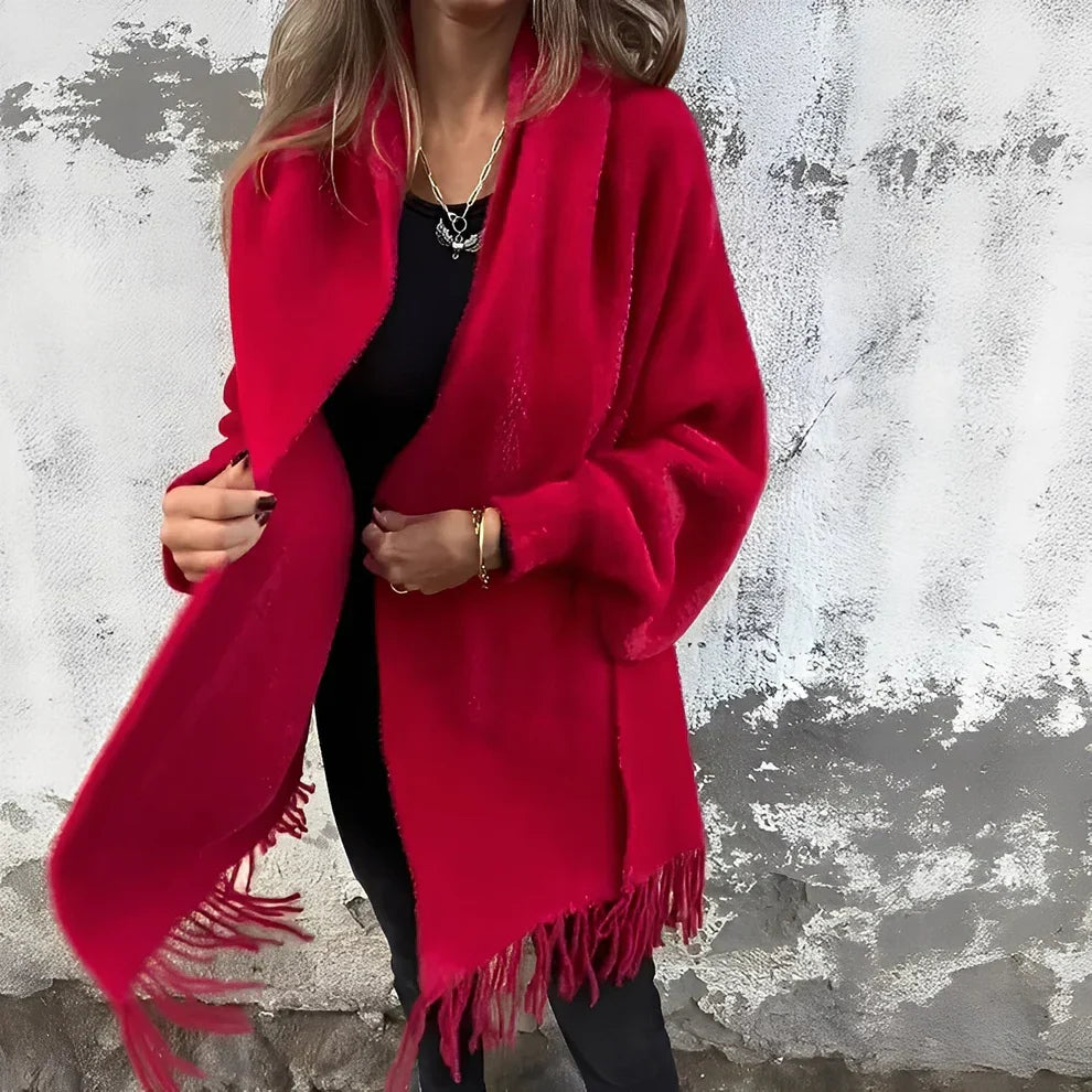 Bethney stylische, locker gestrickte jacke – damen