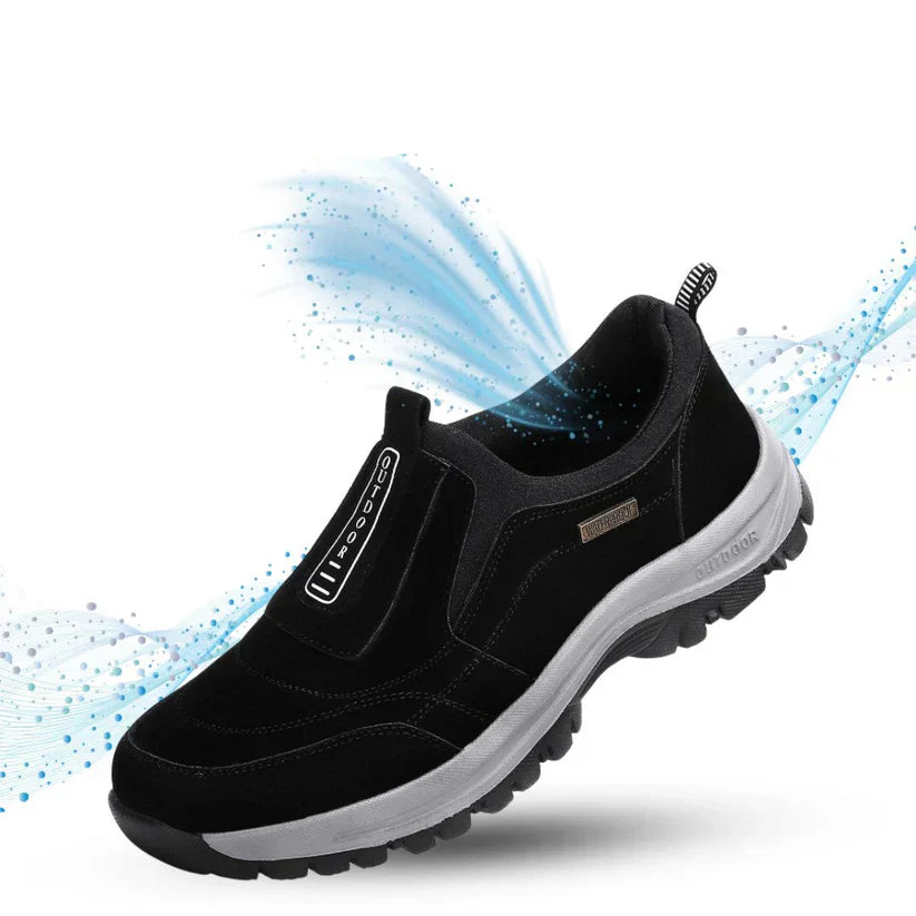 Torben – outdoor slip-on schuhe aus wildleder mit gummisohle