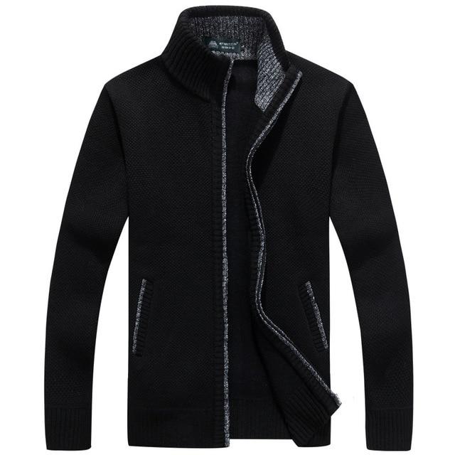 Iker herren-strickjacke mit fleecefutter – herren