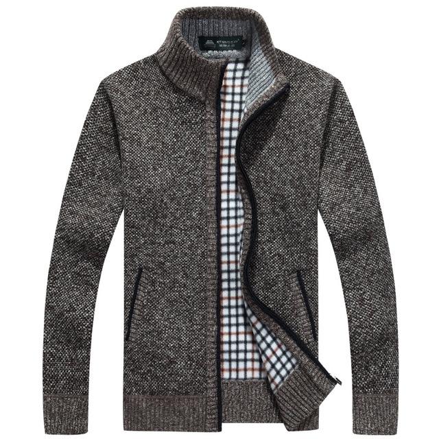 Iker herren-strickjacke mit fleecefutter – herren