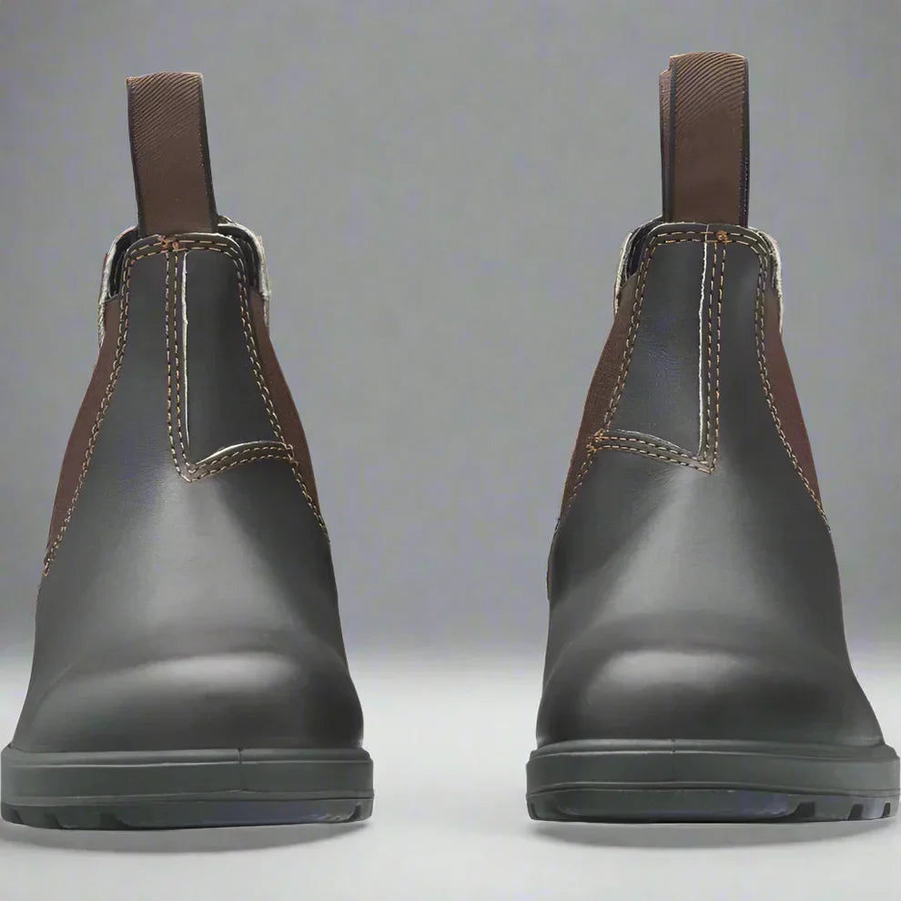 Herren-chelsea-boots aus leder zum hineinschlüpfen – herren