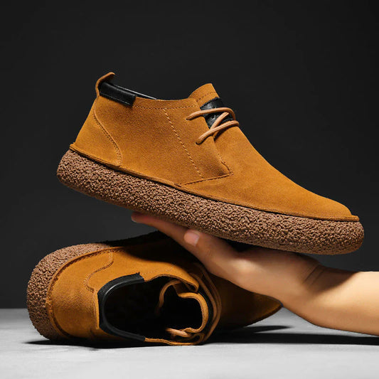 Freizeit-loafer aus wildleder für herren