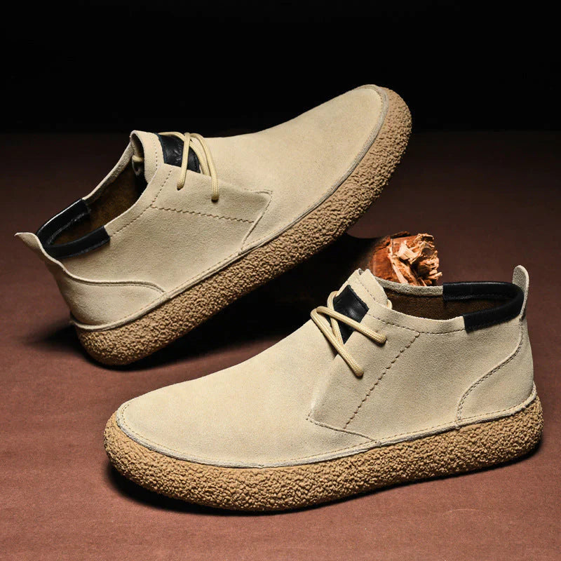 Freizeit-loafer aus wildleder für herren